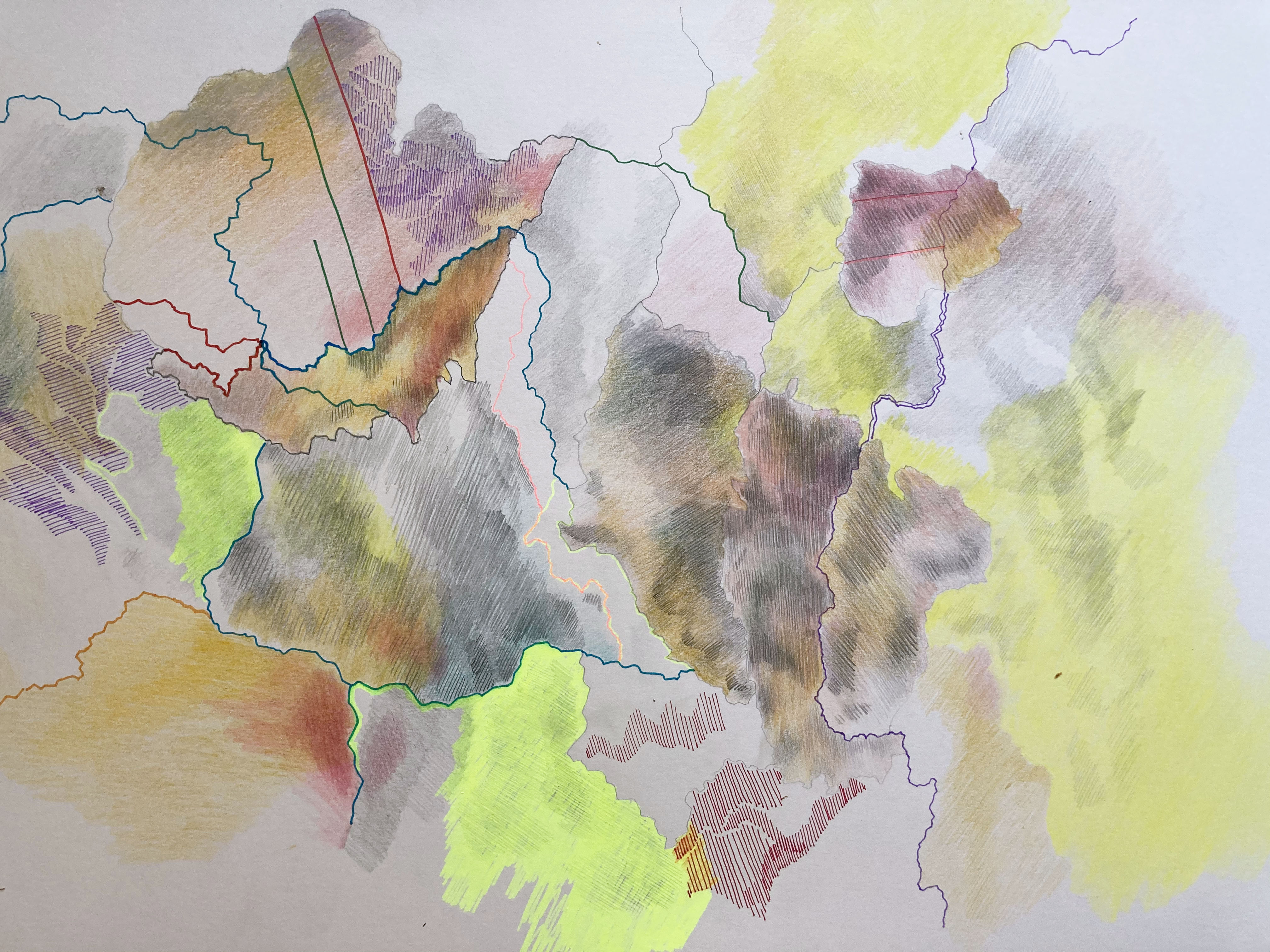 Shaking-Landscape_Julianne-Csapo_Color-Pencil-ink-pen_60cmx42cm