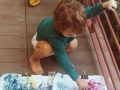 Lily-painting-as-a-child-in-Australia
